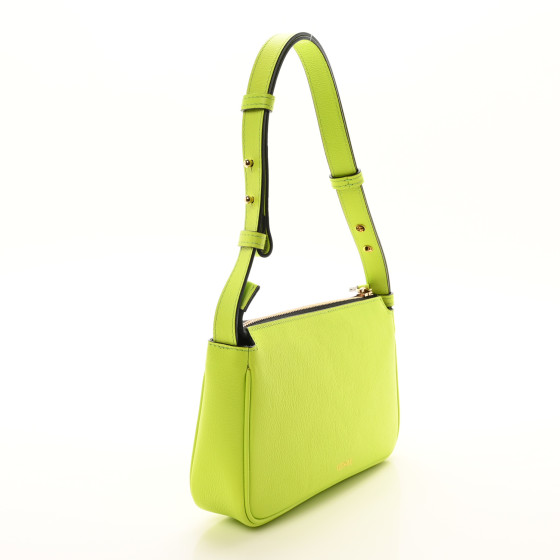 ショルダーバッグ・ポシェット VERSACE Shoulder Bags Women Leather Green/Lime VERSACE Grained Calfskin Medusa Shoulder Bag Lime 1680102