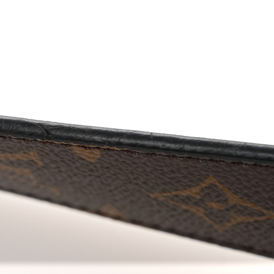 LOUIS VUITTON Monogram Bandouliere Shoulder Strap Black