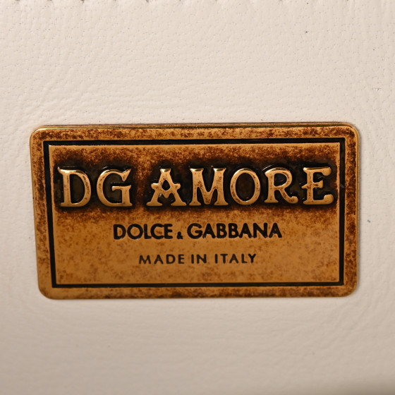 DOLCE & GABBANA DOLCE GABBANA Smooth Calfskin Small DG Amore