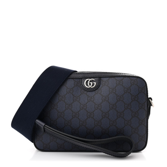 GUCCI GG Supreme Monogram Textured Dollar Calfskin Web