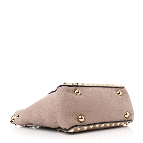 【関税＆送料込み】Valentino Garavani Mini Rockstud Tote Ba Rockstud Mini leather tote bag in white - Valentino Garavani