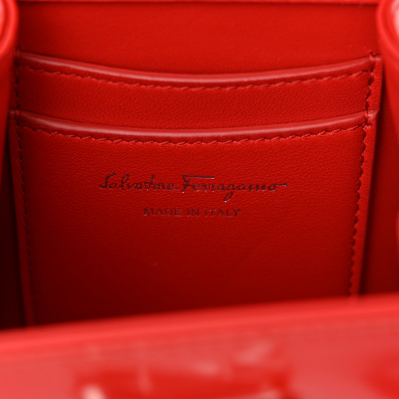 ☆FERRAGAMO☆ Signature L トート NERO/OPTIC WHITE/FLAME RED ☆FERRAGAMO☆ Signature L トート NERO/OPTIC WHITE/FLAME RED