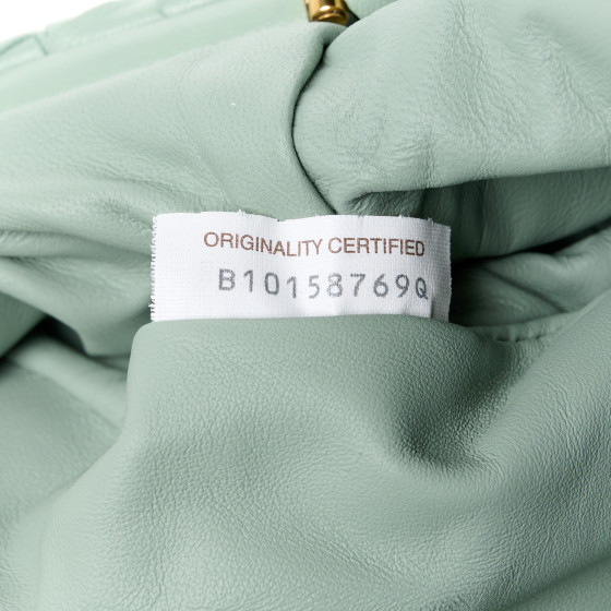 ★BOTTEGA VENETA★ Intrecciato Tin Pouch New Sage 698895VCPP Bottega Veneta - Teen Pouch leather clutch green - The Corner