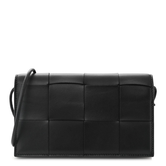 【BOTTEGA VENETA】STRAP WALLET Bottega Veneta - Wallet on Strap in Black | Mitchell Stores