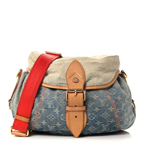 LOUIS VUITTON Denim Sunshine Messenger Blue 1043492