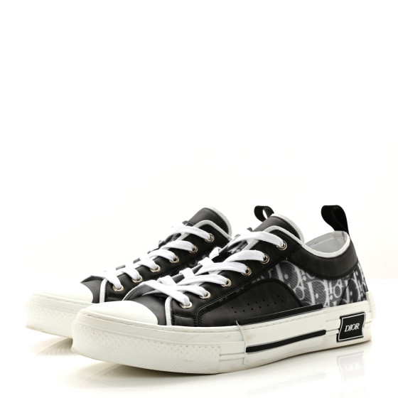靴 Dior B23 Low Top Canvas Oblique Black 42 Dior B23 Low Top Canvas Oblique Black Men's - 3SN249YJP_H960