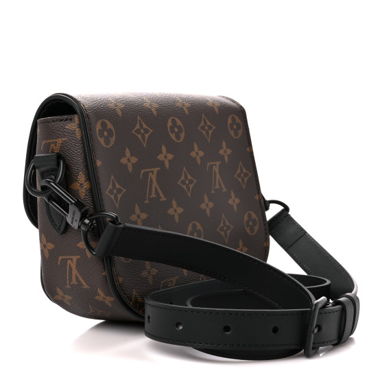 LOUIS VUITTON Monogram Macassar Montsouris Messenger PM