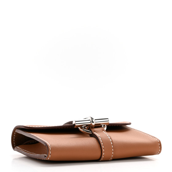 HERMES Swift Glenan Compact Wallet Gold 1610979 | FASHIONPHILE