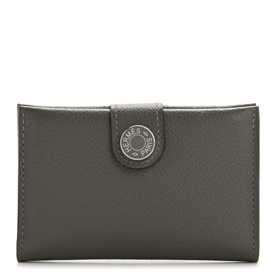 【洗練グレーで大人の佇まい】HERMES RMS Card Holder gray R.M.S card holder | Hermès USA