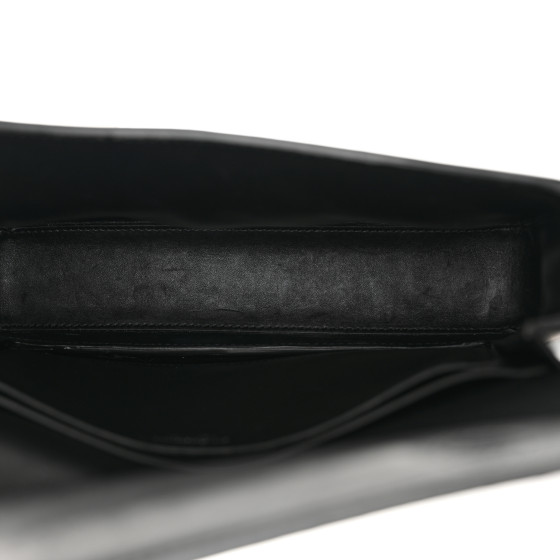 BURBERRY Coated Canvas Horseferry Print Grace Bag Black