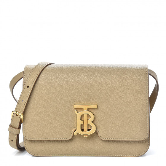 BURBERRY Calfskin Small TB Bag Archive Beige 905489