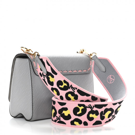 LOUIS VUITTON Epi Wild At Heart Twist Shoulder Bag MM Gray