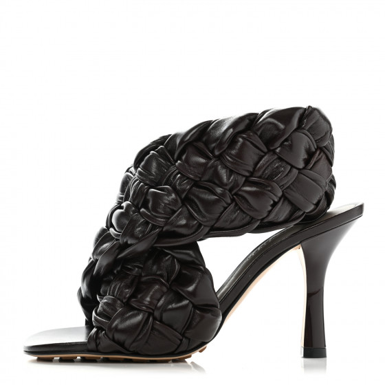 BOTTEGA VENETA Shiny Nappa Intrecciato The Board Sandals 36