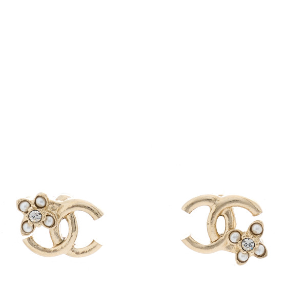 [KATENKELLY] ユナ着用☆Petite Pearl Flower Earrings lonna & lilly Gold-Tone Crystal & Imitation Pearl Flower