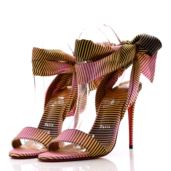 【関税送料込】ルブタン Sandale du Desert Ankle Tie Sandal Christian Louboutin SANDALE DU DESERT Pop Art Ankle Tie Bow