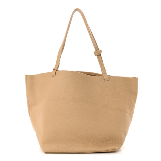 【VIP&関税込】THE ROW beige park tote three トートバッグ The Row - Park Tote Three Beige Leather Tote | Mitchell Stores
