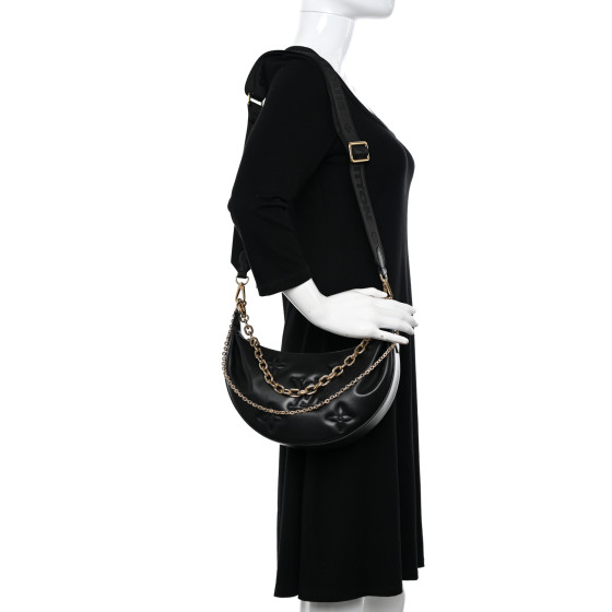 【限定品＊入手困難】LV Over The Moon バッグ【送料無料】 Louis Vuitton Over The Moon Shoulder Bag Black Leather for