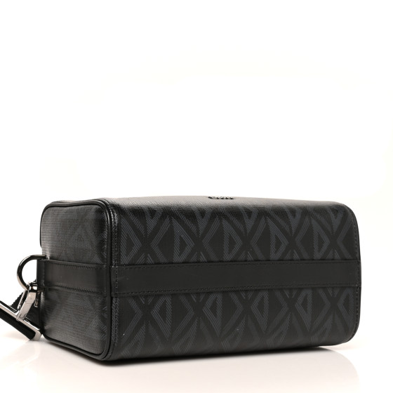 【★国内発送★】DIOR CD Diamond LINGOT 26 バッグ Dior Black CD Diamond Coated Canvas and Leather Lingot 26