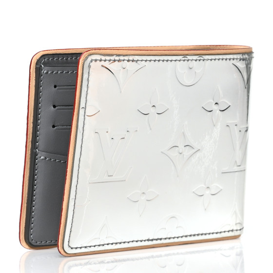 ◎FELLO◎ Multi Wallet _ Silver Metallic wallet bag Black / Gray For Women | Maje