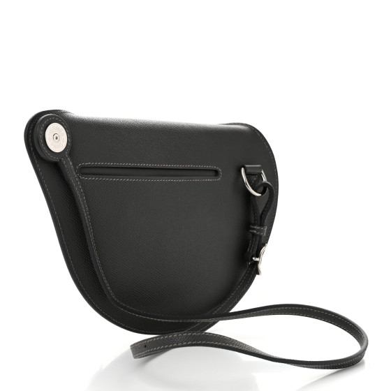 HERMES Epsom Petite Course Bag Graphite 1636633 | FASHIONPHILE