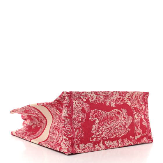 CHRISTIAN DIOR Canvas Embroidered Medium Dioriviera Toile De