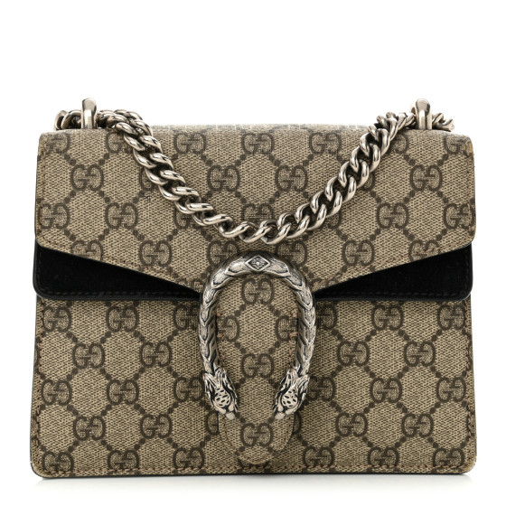 【SALE】【GUCCI 】24FW GG Supreme Mini Bag GUCCI GG Supreme Monogram Mini Dionysus Shoulder Bag Black