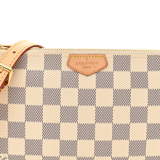 ショルダーバッグ・ポシェット × ヴィンテージ(中古) Louis Vuitton Calvi Damier Azur 2way tote bag LOUIS VUITTON Damier Azur Double Zip Pochette 1660999