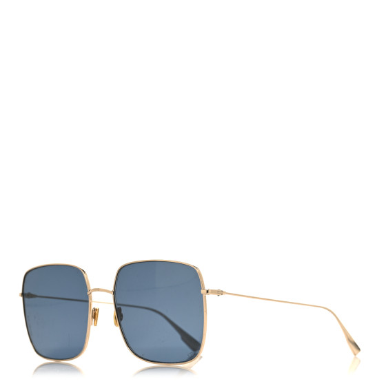CHRISTIAN DIOR Metal Stellaire 1 Square Sunglasses Gold