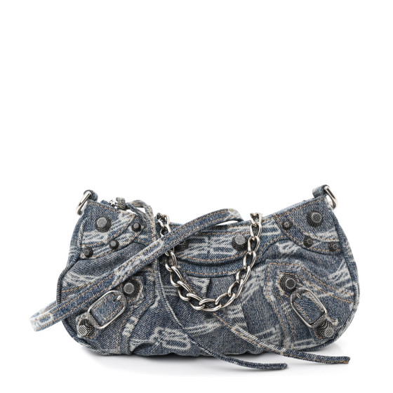 【BALENCIAGA】Le Cagole ショルダーバッグ BBモノグラム Small BALENCIAGA Coated Canvas BB Monogram Le Cagole Mini Purse