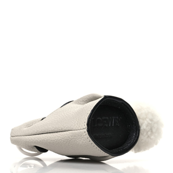 LOEWE Calfskin Bunny Charm Soft White 1214089 | FASHIONPHILE