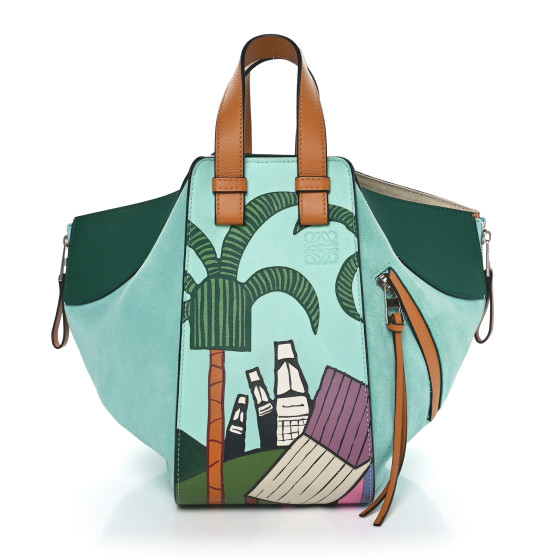 LOEWE X KEN PRICE Calfskin Suede Small Easter Island Hammock