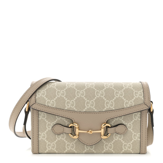 GUCCI GG Supreme Monogram Textured Dollar Calfskin Mini