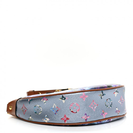 日本未入荷！！【LOUIS VUITTON】LVマレミュール LOUIS VUITTON Metallic Monogram LV Garden Loop PM Blue