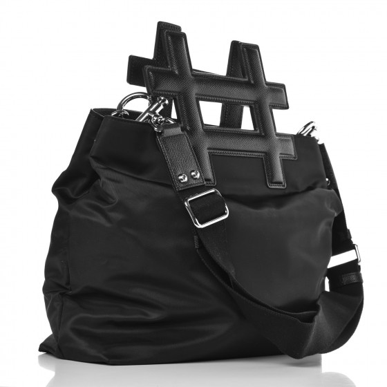 Dolce & Gabbana - Nylon one-shoulder backpack black - The Corner