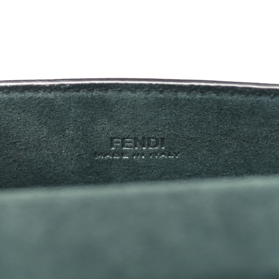 FENDI Vitello King FF Lines Embossed Baguette Soft Trunk