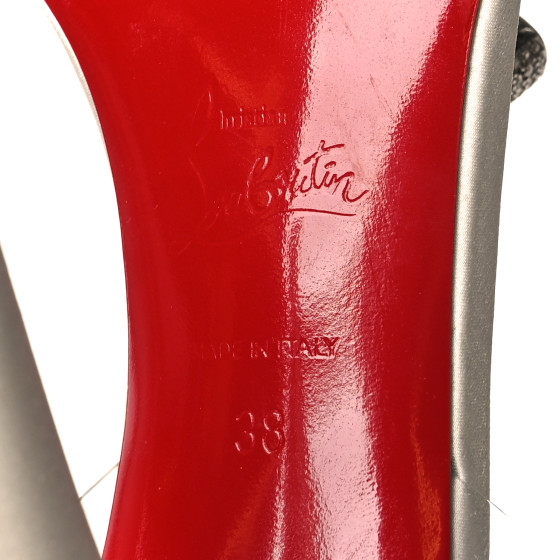 Christian Louboutin Multicolor Glitter-Leather Straratata