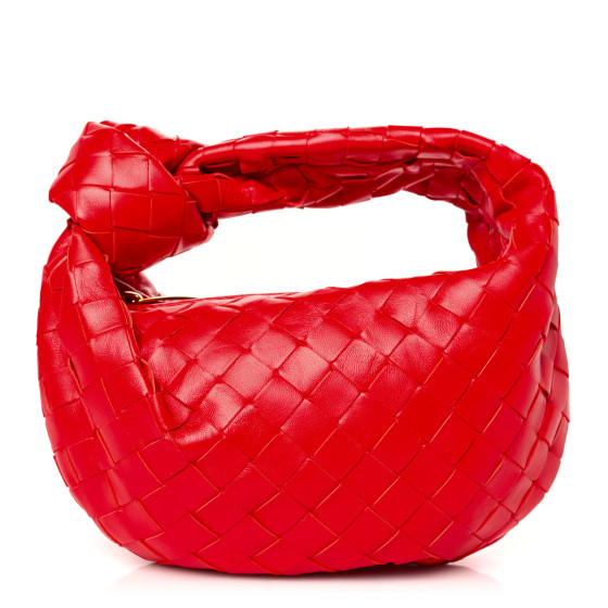 スパッツ・レギンス BOTTEGA VENETA JODIE BOTTEGA VENETA Nappa Intrecciato Small Jodie Twist Orange