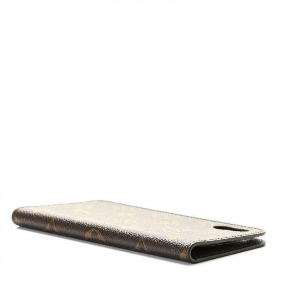 LOUIS VUITTON Monogram iPhone XR Folio Case 872768