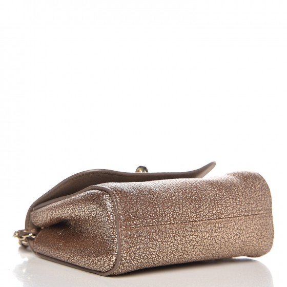 MULBERRY Metallic Goatskin Mini Lily Mushroom 262444