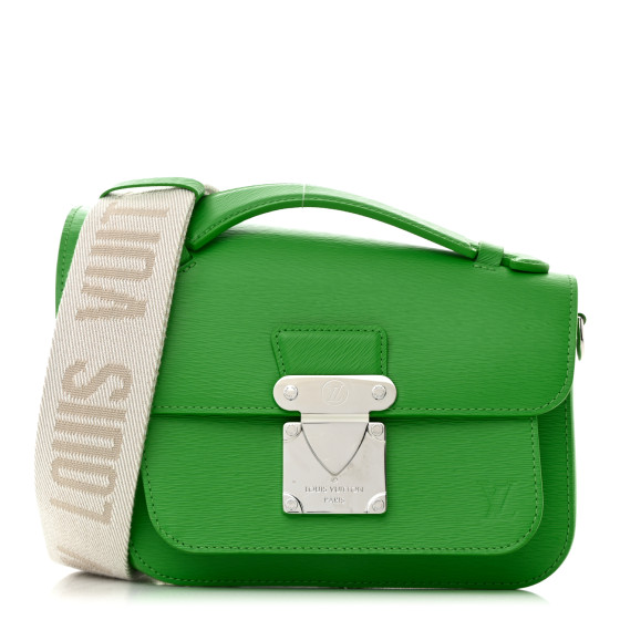 ショルダーバッグ・ポシェット LOUIS VUITTON Monceau Distorted bag Louis Vuitton Green EPI Distorted Monceau Shoulder Bag