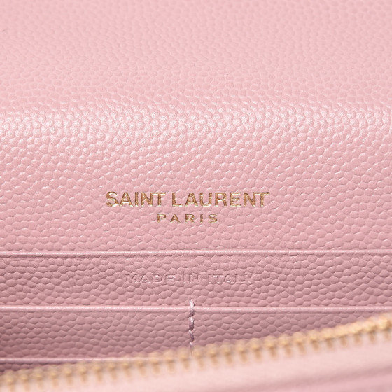 SAINT LAURENT Grain De Poudre Matelasse Chevron Monogram