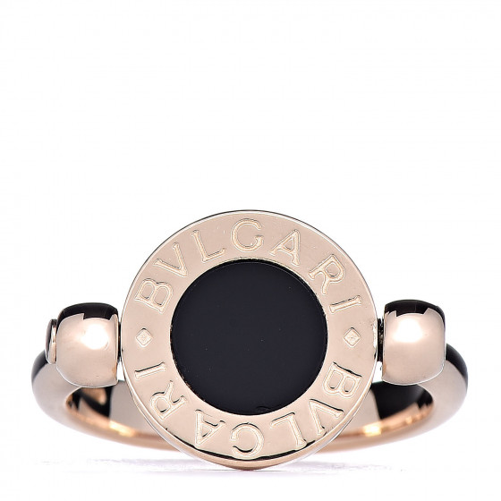 BVLGARI 3連キーリング　ブラック×ゴールド Bvlgari Bvlgari Cufflinks – Eric Originals & Antiques Ltd