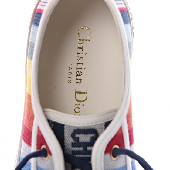 Christian Dior カラフルスニーカー Dior Rainbow Womens Walk'N'Dior Low Top Sneakers 41