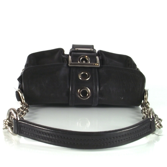 バッグ 1999AW PRADA buckle shoulder bag PRADA Tessuto Buckle Shoulder Bag Black 14623 | FASHIONPHILE