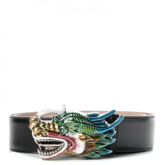GUCCI ベルト 80/32 GUCCI Calfskin Dragon Belt 80 32 Black 234354 | FASHIONPHILE