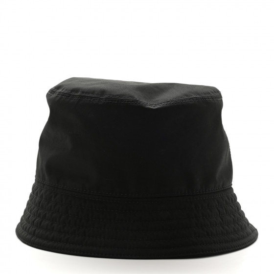 Prada バケハ PRADA Technical Nylon Linea Rossa Bucket Hat M Black 920399