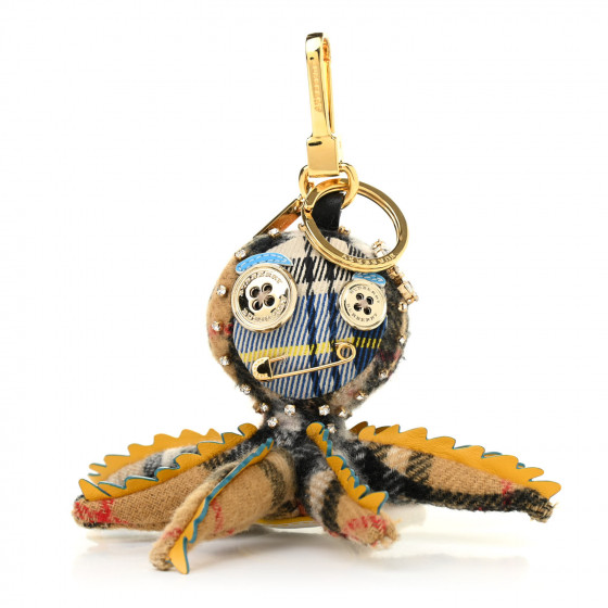 Burberry チャーム BURBERRY Cashmere Embellished Sally The Octopus Bag Charm