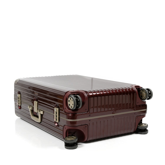 RIMOWA Gloss Polycarbonate Aluminum Limbo 73 Carmona Red