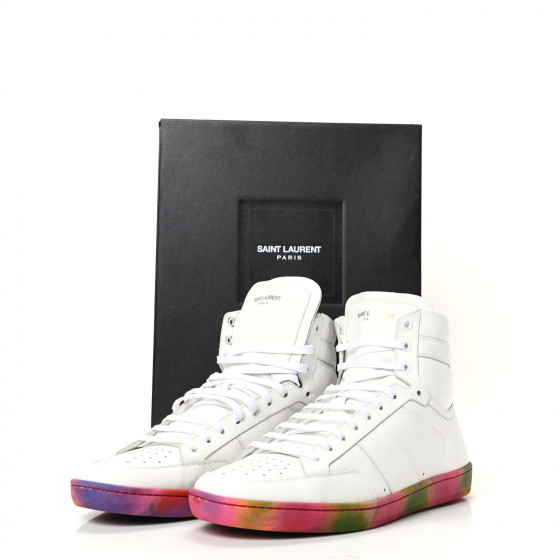 Saint Laurent Court Classic Sneakers $525 Black 34.5 / 4.5