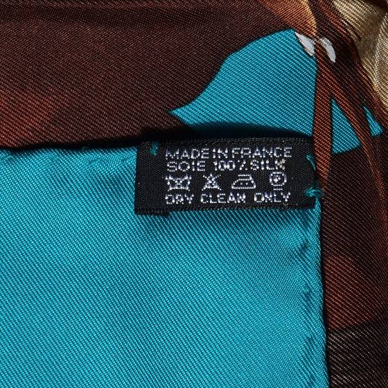 HERMES Silk Attelage En Arbalete Scarf 90 81331 | FASHIONPHILE